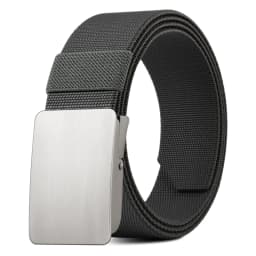Youth Unisex Elastic Belt with Loosening, Breathable Woven Design, No-Drill Denim Pants Belt