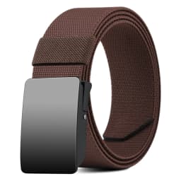 Youth Unisex Elastic Belt with Loosening, Breathable Woven Design, No-Drill Denim Pants Belt