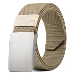 Youth Unisex Elastic Belt with Loosening, Breathable Woven Design, No-Drill Denim Pants Belt