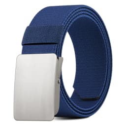 Youth Unisex Elastic Belt with Loosening, Breathable Woven Design, No-Drill Denim Pants Belt
