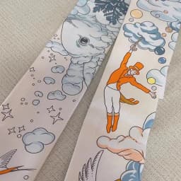 Women Silk Ribbon Scarf Handbag Handle Wrap Bag Women Girls Head Hair Wrist Ribbon Scarf Hair Band Versatile Accessory
