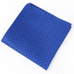 Tailor Smith Men's 100% Silk Dot Pocket Square Handkerchief for Business Suit Wedding Elegant Hanky