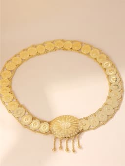 Arab Women's Belt Palace Vintage Style Adjustable Coin Chain Bridal Party Festival Gift