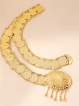 Arab Women's Belt Palace Vintage Style Adjustable Coin Chain Bridal Party Festival Gift