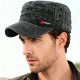 1pc Spring and Autumn Flat Top for Men and Women Soft Top Baseball Caps with FS Label, Outdoor Fishing Sunshade,Daily Use
