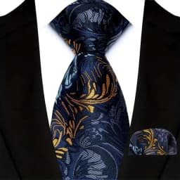 Luxury Mens Ties Floral Silver Purple Ties Paisley NeckTie Pocket Square Set Men Wedding Business Party 8CM Tie Accessories Gift