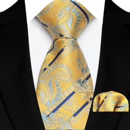 Luxury Mens Ties Floral Silver Purple Ties Paisley NeckTie Pocket Square Set Men Wedding Business Party 8CM Tie Accessories Gift