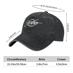 Kimber, 2nd Amendment, Pro Gun Rights, Rifle Pistol denim Hat Outdoor Adventures Mens Hats Men's Baseball Cap