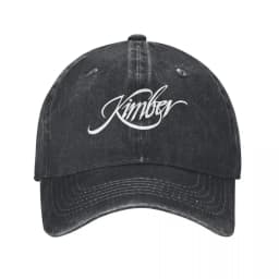 Kimber, 2nd Amendment, Pro Gun Rights, Rifle Pistol denim Hat Outdoor Adventures Mens Hats Men's Baseball Cap