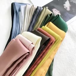 200Cm Scarf Diy 5X Satin Silk Narrow Neckerchief Solid Neck Scarves Long Thin Head Hair Band Bag Ribbon Headbands