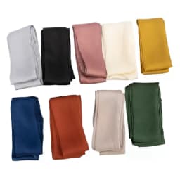 200Cm Scarf Diy 5X Satin Silk Narrow Neckerchief Solid Neck Scarves Long Thin Head Hair Band Bag Ribbon Headbands