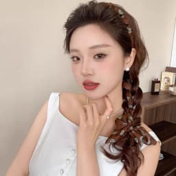 Coffee Polka Dot Ribbon Headband For Women - High Skull Top Hair Bands Face Washing Hairband Elegant Ponytail Hair Accessory