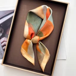 Luxury Square Scarf For Women Imitation Silk Scarves Bandanas Elegant Ladies Hijab Neckerchief Fashion Soft Stain Shawl Wraps