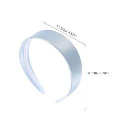 Luxury Satin Headband for Women Wide Non Slip Design Simple Hair Wrap for Girls Adult Headbands Fashion Holiday New Year Eve