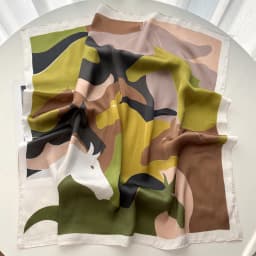 Square Scarf Silk Imitation Floral Print Neckerchief Bandana Lady Shawl Scarves Wrap Head Hair Band Ties 2026 Women
