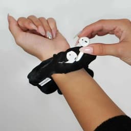 1Pc Portable Hidden Safe Sight Secret Zipper Hair Scrunchie Storage Case Hide Key Cash Jewelry Hair Accessories