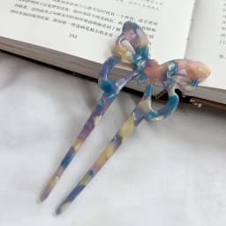 Fashion Acetate Hair Sticks U-Shaped Geometric Hairpins Creative Design Retro Hair Fork