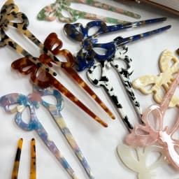 Fashion Acetate Hair Sticks U-Shaped Geometric Hairpins Creative Design Retro Hair Fork