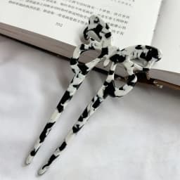 Fashion Acetate Hair Sticks U-Shaped Geometric Hairpins Creative Design Retro Hair Fork