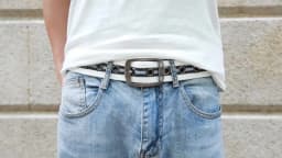 Men's and women's belt needle buckle canvas belt casual cargo belt Korean version of the tide male student youth outdoor belt
