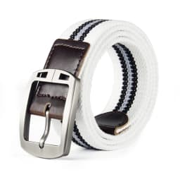 Men's and women's belt needle buckle canvas belt casual cargo belt Korean version of the tide male student youth outdoor belt