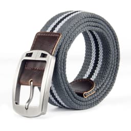 Men's and women's belt needle buckle canvas belt casual cargo belt Korean version of the tide male student youth outdoor belt