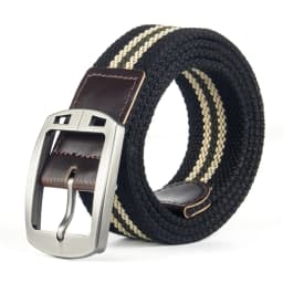 Men's and women's belt needle buckle canvas belt casual cargo belt Korean version of the tide male student youth outdoor belt