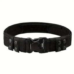 1pc Quick Release Tactical Belt for Men Fashion Style Combat Belt for Outdoor Activities and Fishing