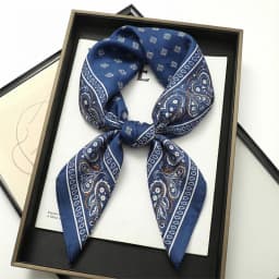 NEW Paisley Print Square Scarf For Women Shawl Neckerchief Female Hair Bands Head Wraps Headband Foulard Satin Hijab Bandana