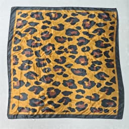 Leopard Print Neckerchief Hijab 90cm Scarf For Women Silk Satin Headband Hair Scarves Female Square Shawls Ladies Head Bandana