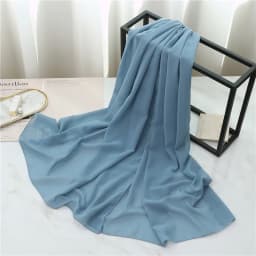 Summer Long Silk Scarf For Women Large Shawl Wrap Headband Solid Design Hijab Beach Stoles Female Foulard Echarpe Bandana