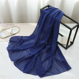 Summer Long Silk Scarf For Women Large Shawl Wrap Headband Solid Design Hijab Beach Stoles Female Foulard Echarpe Bandana