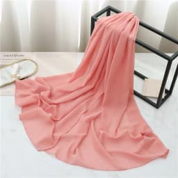 Summer Long Silk Scarf For Women Large Shawl Wrap Headband Solid Design Hijab Beach Stoles Female Foulard Echarpe Bandana