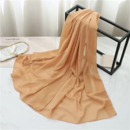 Summer Long Silk Scarf For Women Large Shawl Wrap Headband Solid Design Hijab Beach Stoles Female Foulard Echarpe Bandana