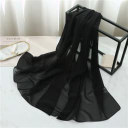 Summer Long Silk Scarf For Women Large Shawl Wrap Headband Solid Design Hijab Beach Stoles Female Foulard Echarpe Bandana