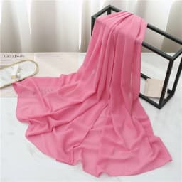 Summer Long Silk Scarf For Women Large Shawl Wrap Headband Solid Design Hijab Beach Stoles Female Foulard Echarpe Bandana