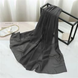 Summer Long Silk Scarf For Women Large Shawl Wrap Headband Solid Design Hijab Beach Stoles Female Foulard Echarpe Bandana