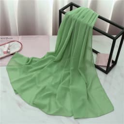 Summer Long Silk Scarf For Women Large Shawl Wrap Headband Solid Design Hijab Beach Stoles Female Foulard Echarpe Bandana