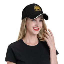 Iran Flag Emblem Lion and Sun Baseball Cap Hip Hop Sandwich Hats Men Women Polyester Hats Cap Outdoor