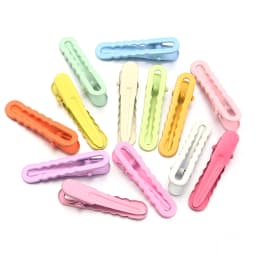30pcs 5cm Candy Color Hair Clips Metal Hollow Wave Hairpin For Women Girls DIY Bangs Side Clip Makeup Hair Styling Accessories