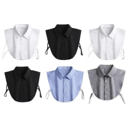 Multi Colors Classic Faux False Collar Half Shirts Detachable DK JK Collar Blouse Half Shirts Detachable Fakes Collar For Women