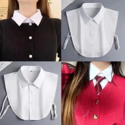 Multi Colors Classic Faux False Collar Half Shirts Detachable DK JK Collar Blouse Half Shirts Detachable Fakes Collar For Women