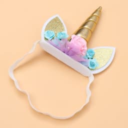 Adorable Unicorn Hair Hoop with Sparkle Horn and Ears Lightweight Comfortable for Party Carnival Cosplay Use