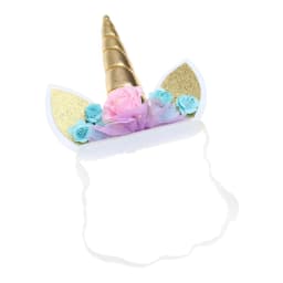 Adorable Unicorn Hair Hoop with Sparkle Horn and Ears Lightweight Comfortable for Party Carnival Cosplay Use