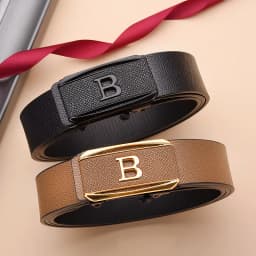 New Fashion Men's Crocodile Pattern Automatic Buckle Belt With Casual Pants Business Belt High-quality Men's Belt Accessories