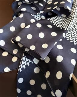 70*70cm Women's Square Silk Scarf Soft Satin Polka Dot Wrap Foulard Lady Neckerchief Bandannas Hair Skinny Tie Hijab Shawls