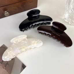 Minimalist Commuter Hair Clip - Versatile Acetate Shark Clip for Women Elegant 2026 New Style Back-of-Head Hair Clip