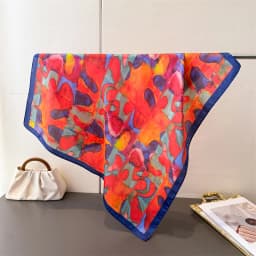 Luxury Printing Silk Square Scarf Women Neck Hair Tie Band Beach Hijab Kerchief Head Headbands Bandana Female Foulard 70cm