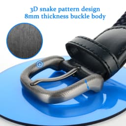Plus Size to 67inch / 170cm Braided Golf Belt Reversible Belt Stretch Woven Web Belt