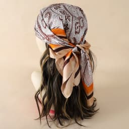 Luxury Spring Silk Scarf Women Brand Square Satin Bandana Paisley Neckerchief Wrap Soft Shawl Hijab Foulard Headband 2026